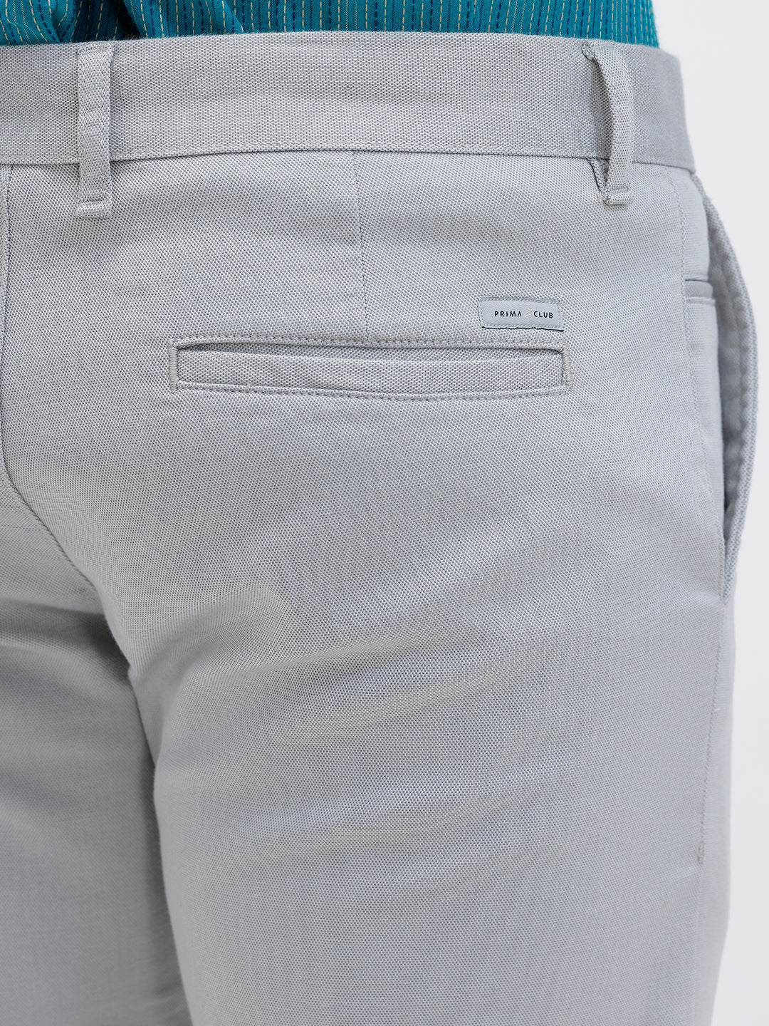 Men’s Smart Fit Cotton Lycra Stretch Grey Pant