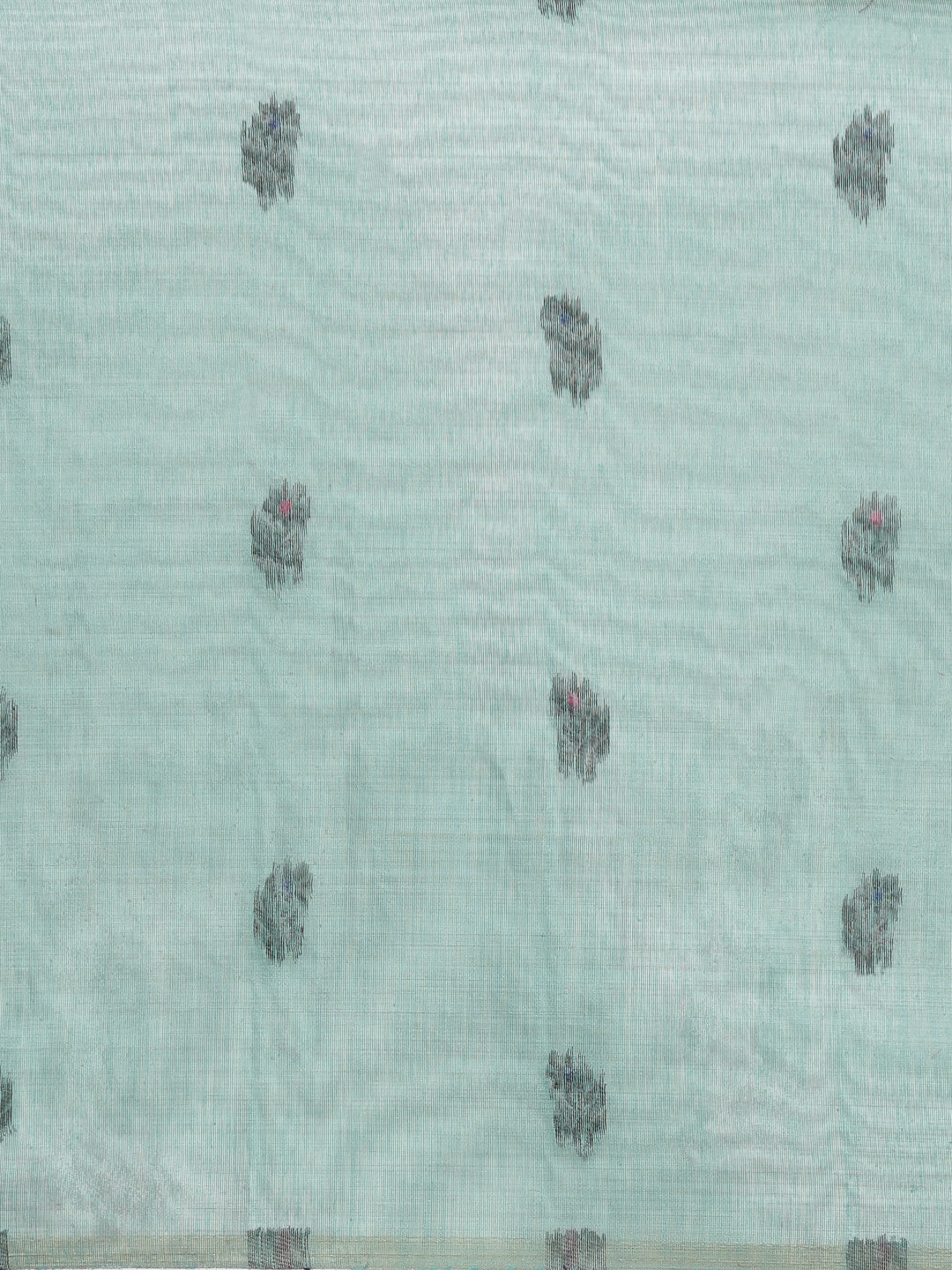 Women Sea Green Cotton Weaving Saree PCS256