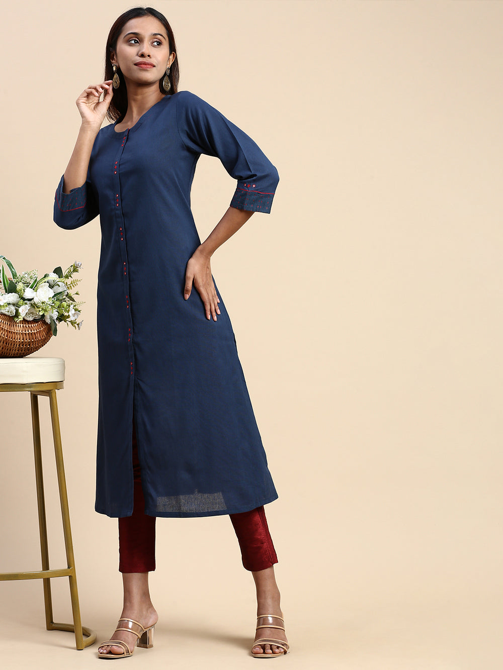 Cotton Plain Kurtis