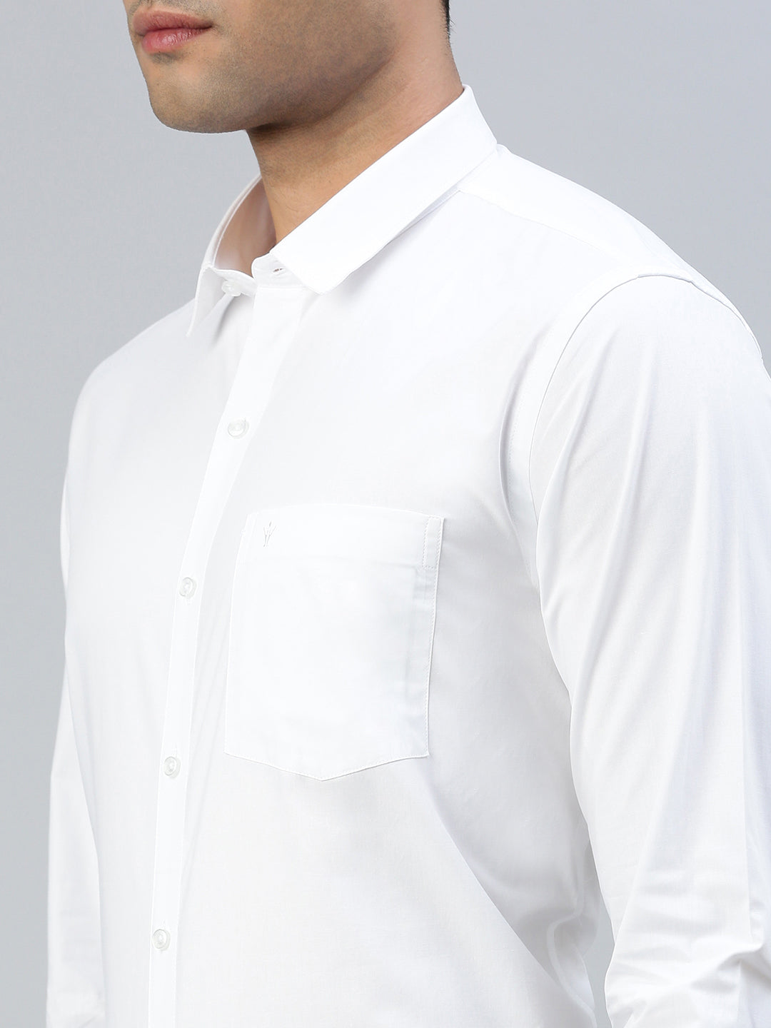 Mens Pure Cotton White Shirt