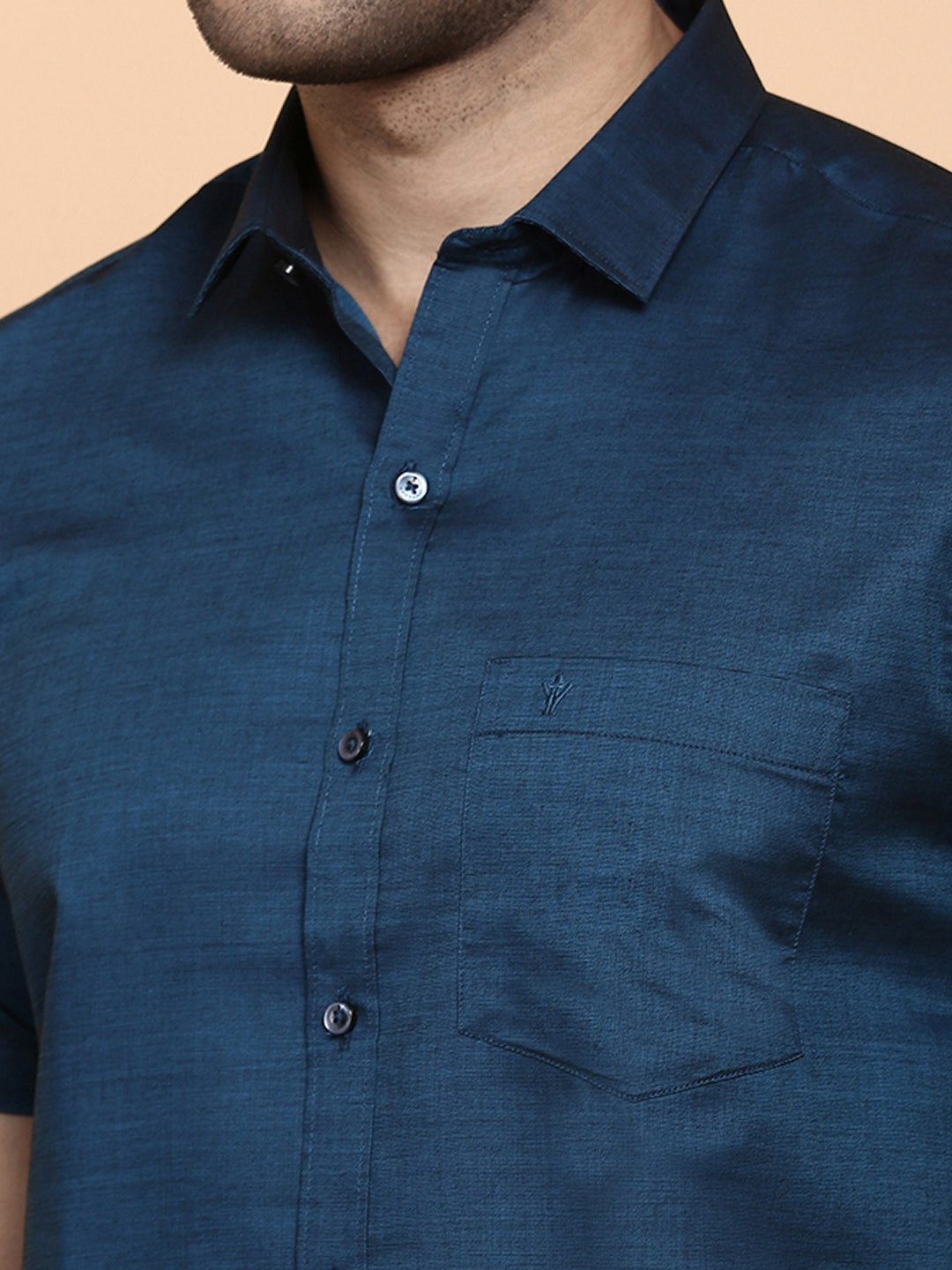 Men Premium Cotton Shirt Navy EL GP6