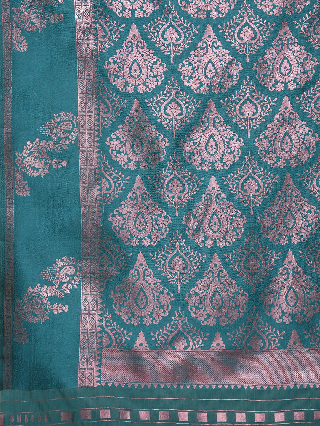 Women Copper Tissue Saree TS62