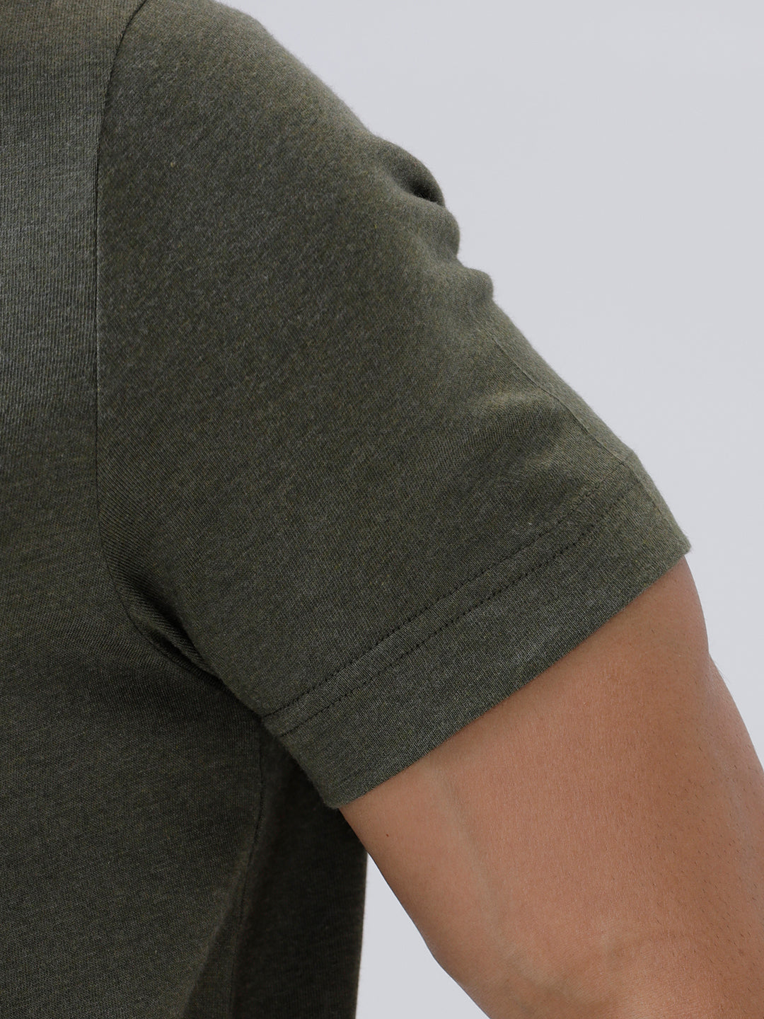 Men TENCEL™ Modal Fibers with Micro technology Polo T-Shirt Heather Green EMP6