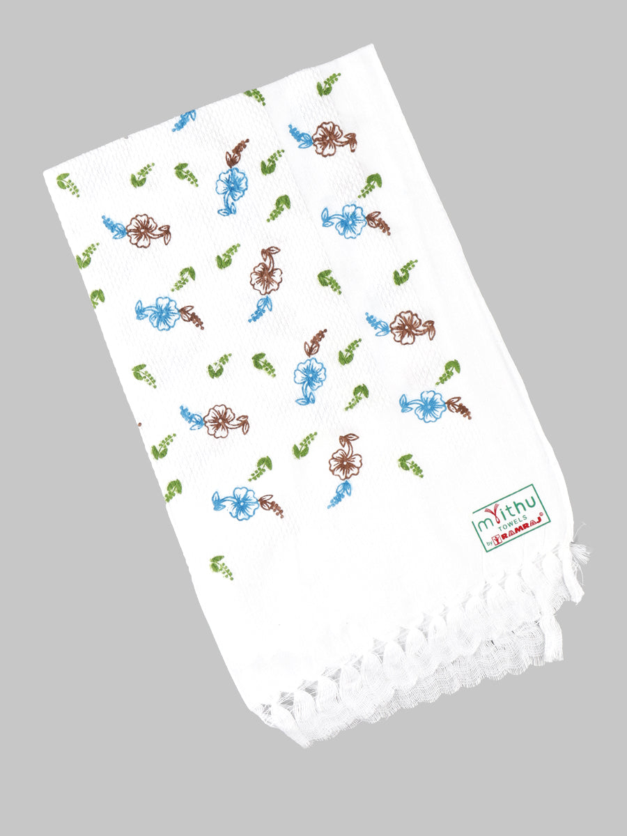Cool Touch Napkin Print Cotton Towel (4 PCs Pack)-Design six