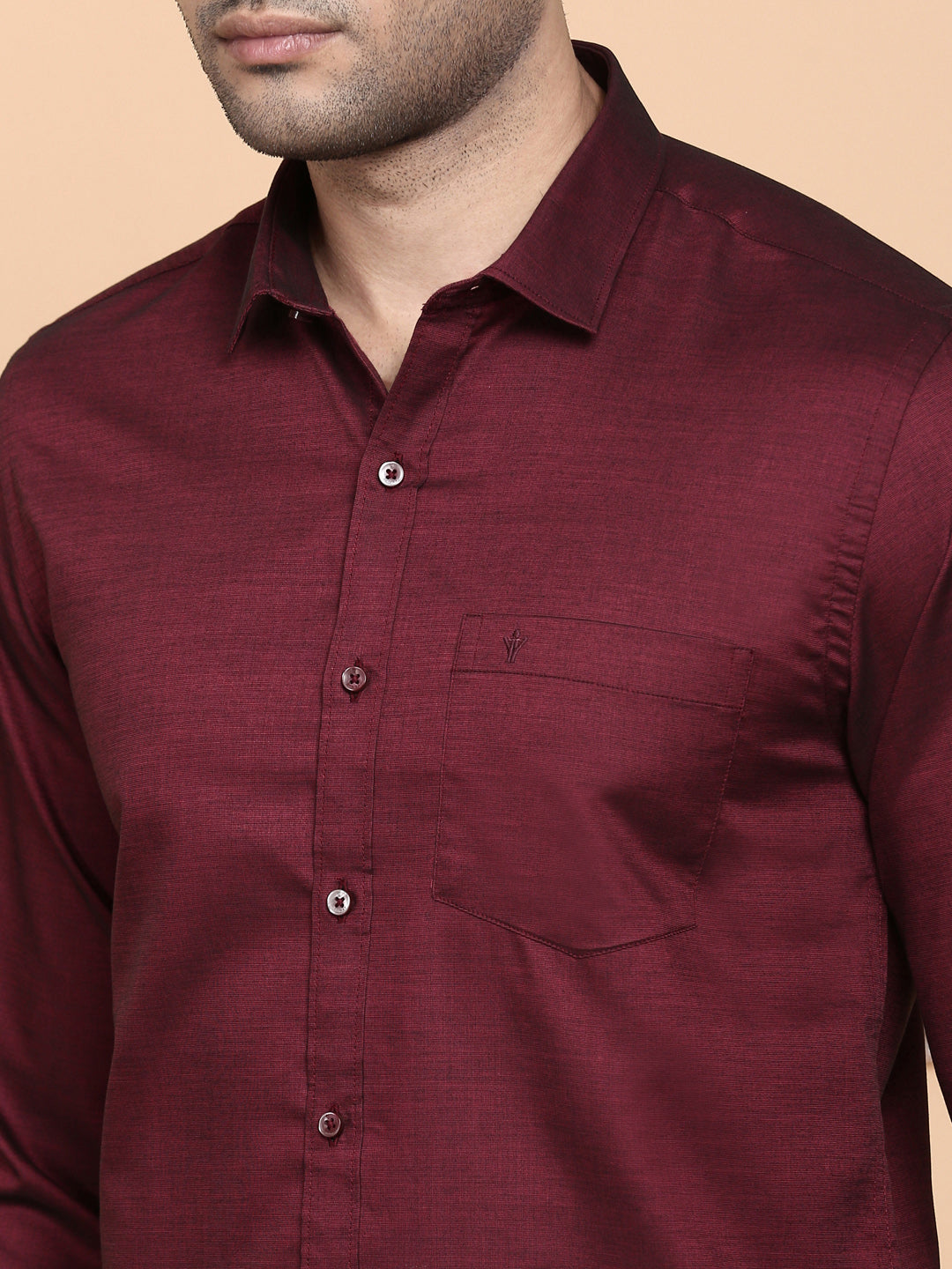 Men Premium Cotton Purple Shirt EL GP14