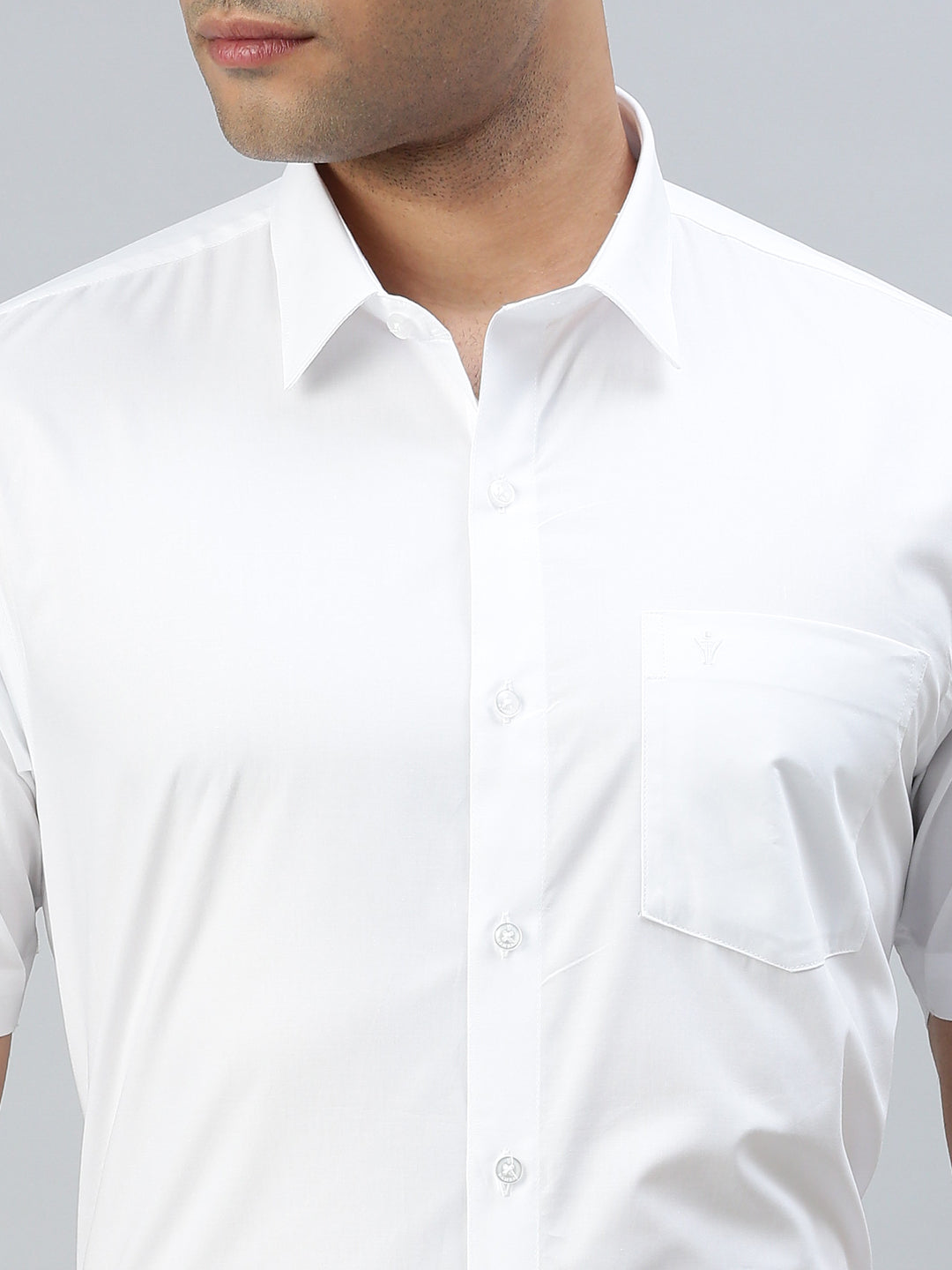 Men 100% Cotton White Shirt Breeze Cotton