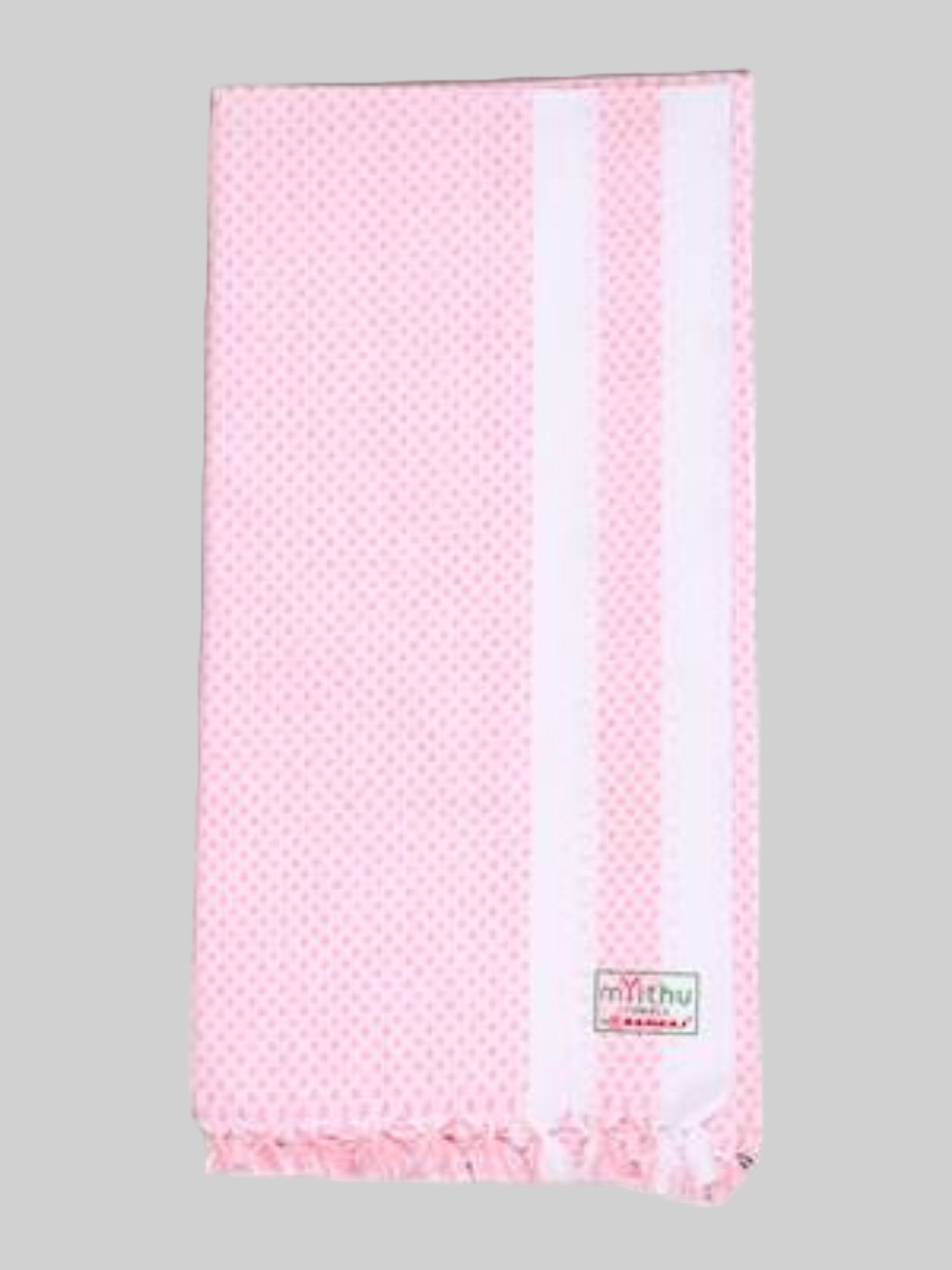 Honey Dew 102 Cotton Colour Towel-Pink