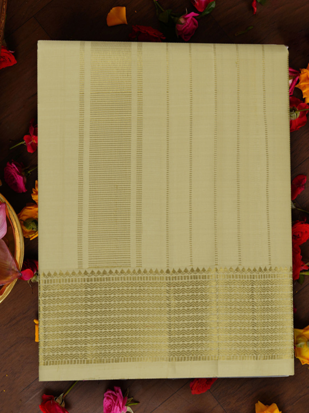 Premium Pure Silk Dhoti With Towel "Virutcham"
