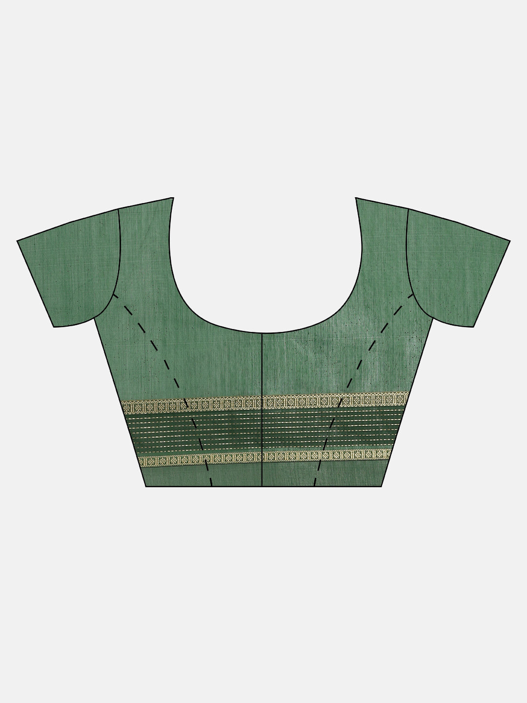 Women Kora Cotton Dark Purple Saree SK129