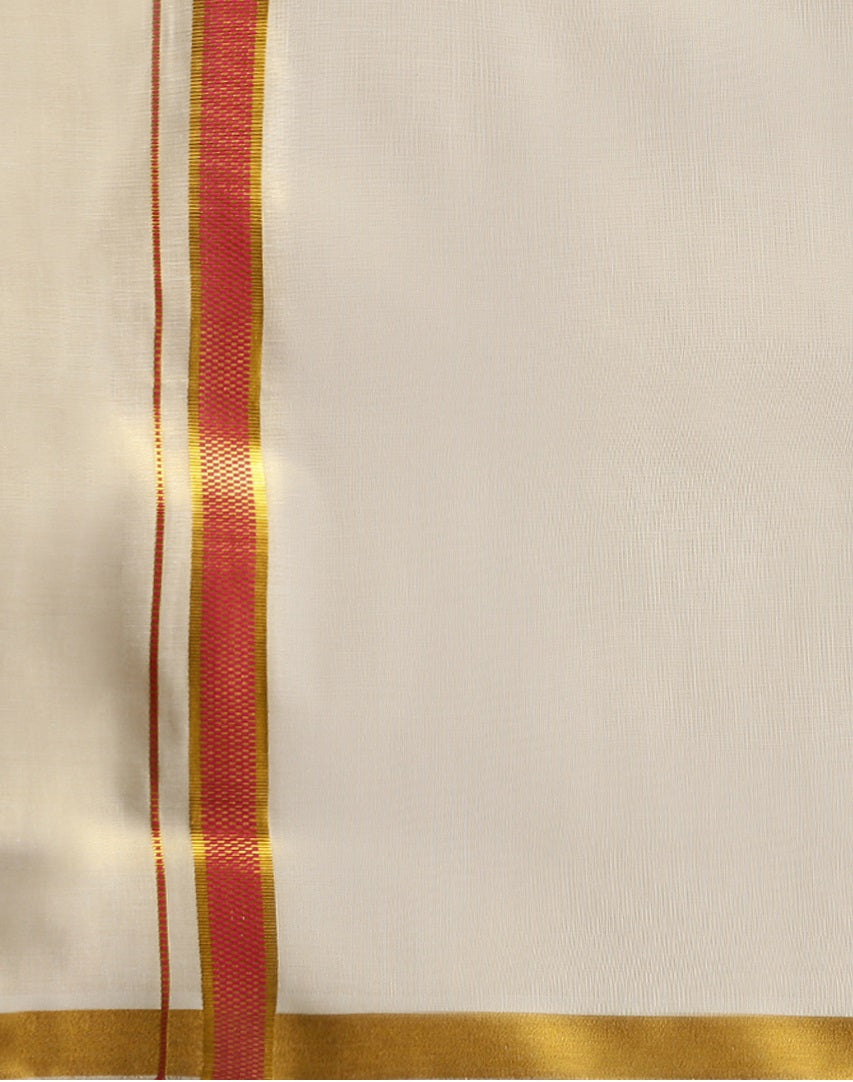 Couple Combo Shirt & Dhoti Set with Saree Pink SS372