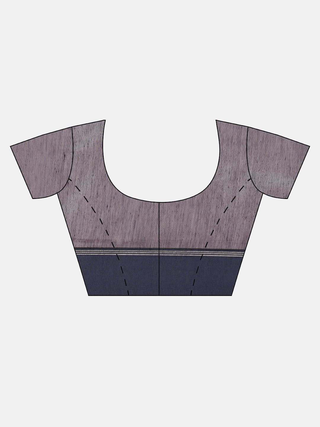 Women Blue Semi Kora Cotton Saree SK116