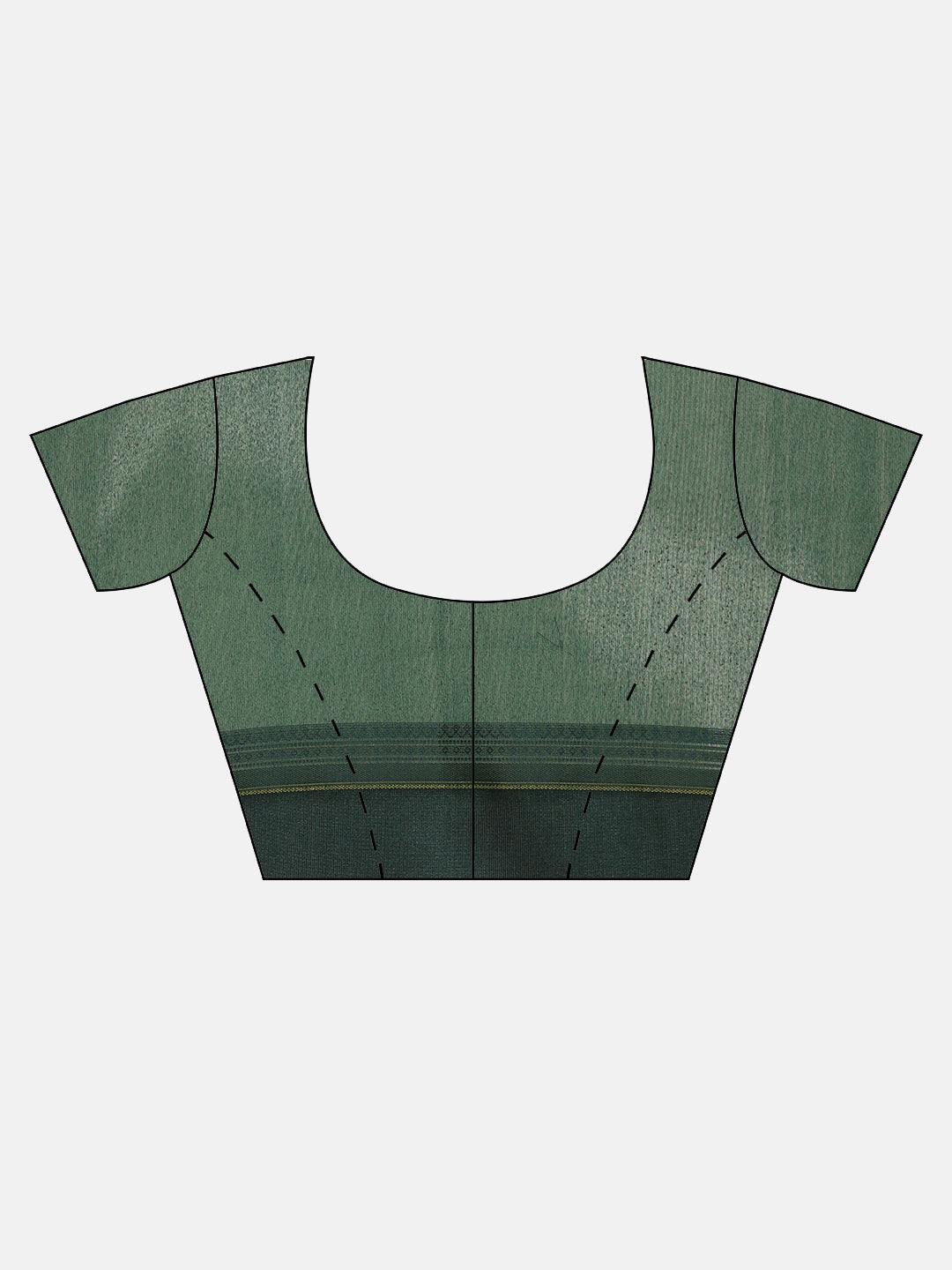 Women Kora Cotton Fancy Light Green Saree SK113