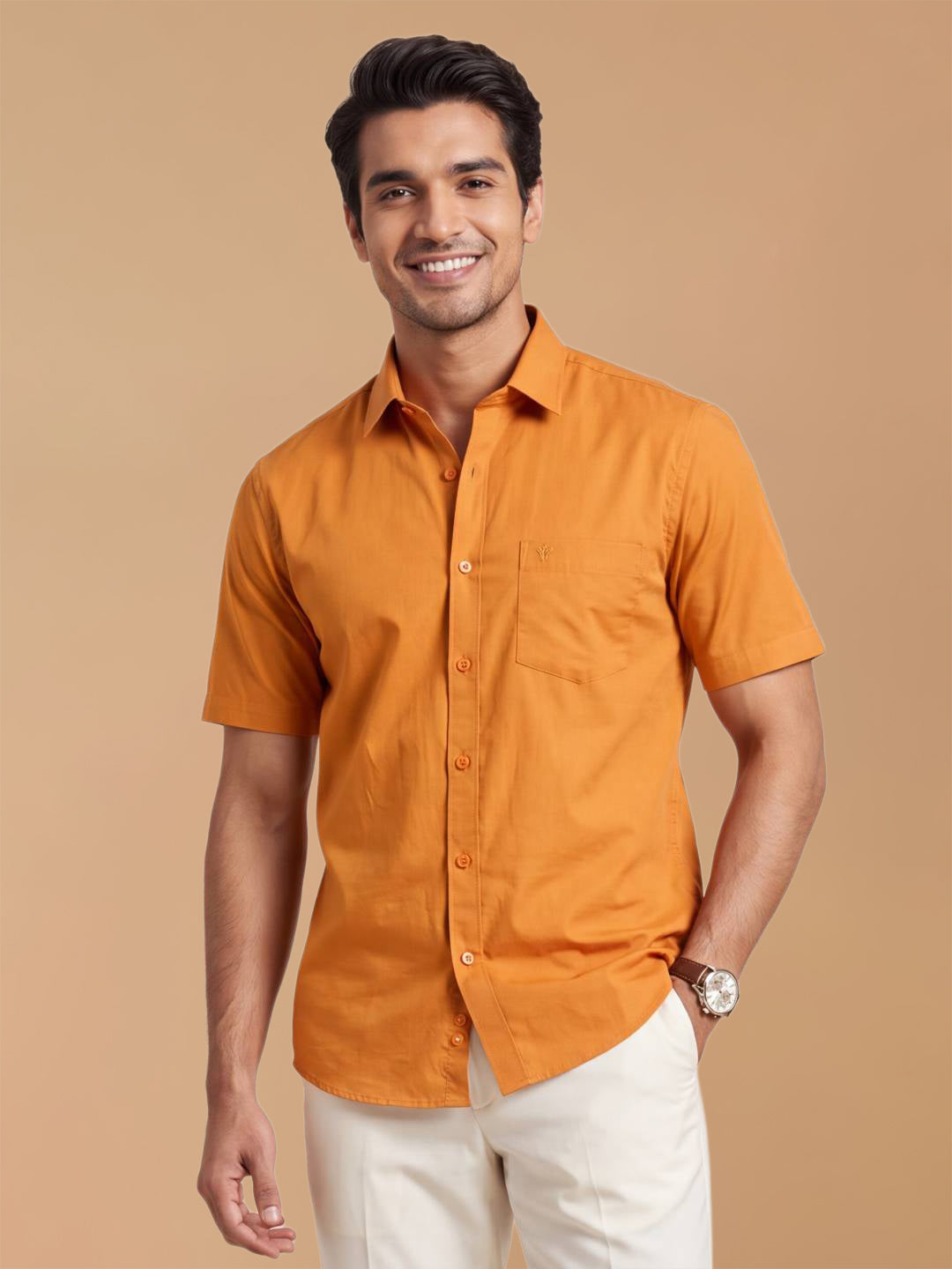 Cotton Rich Kaavi Regular Fit Shirt
