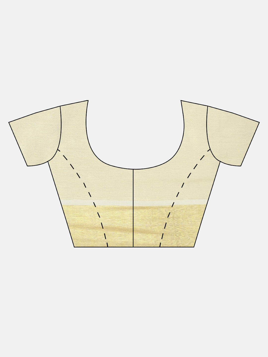 Women Kerala Tissue Gold Plain Saree KS219