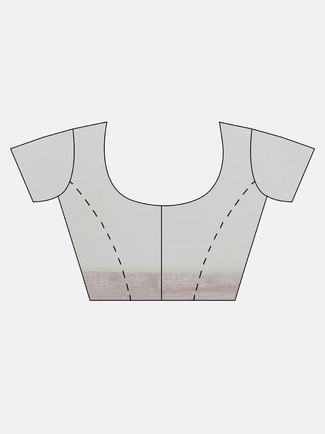 Women Traditional Kerala Cream Plain Saree with RoseGold Border KS223