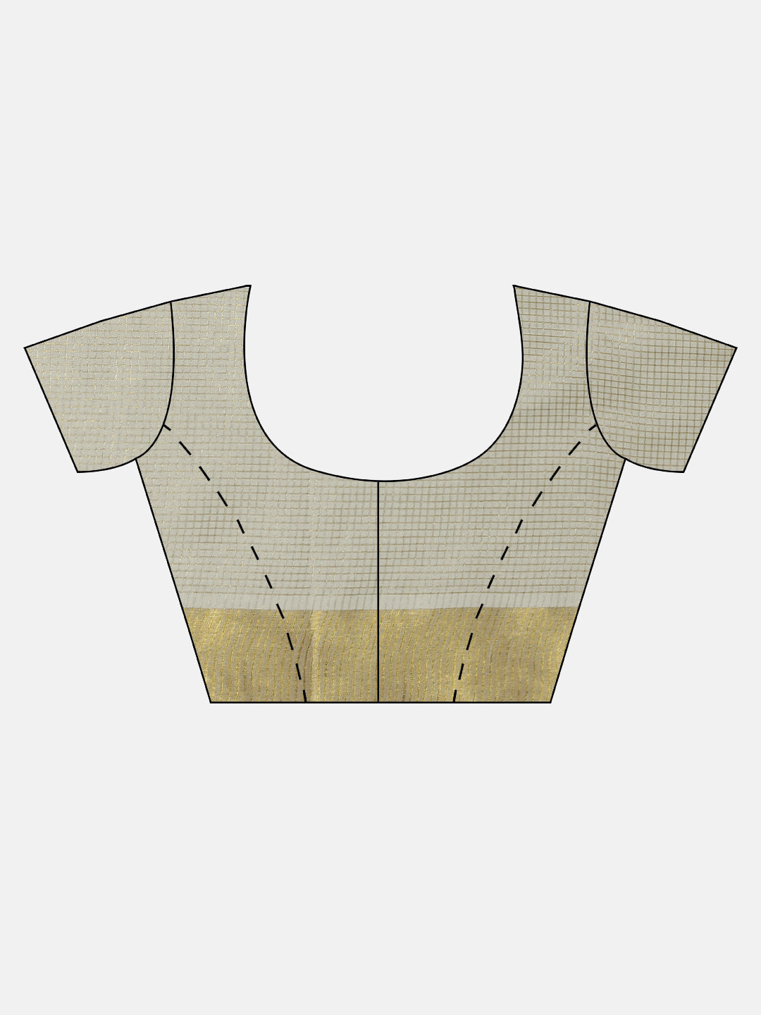 Couple Combo Shirt & Dhoti Set with Saree Gold KS221