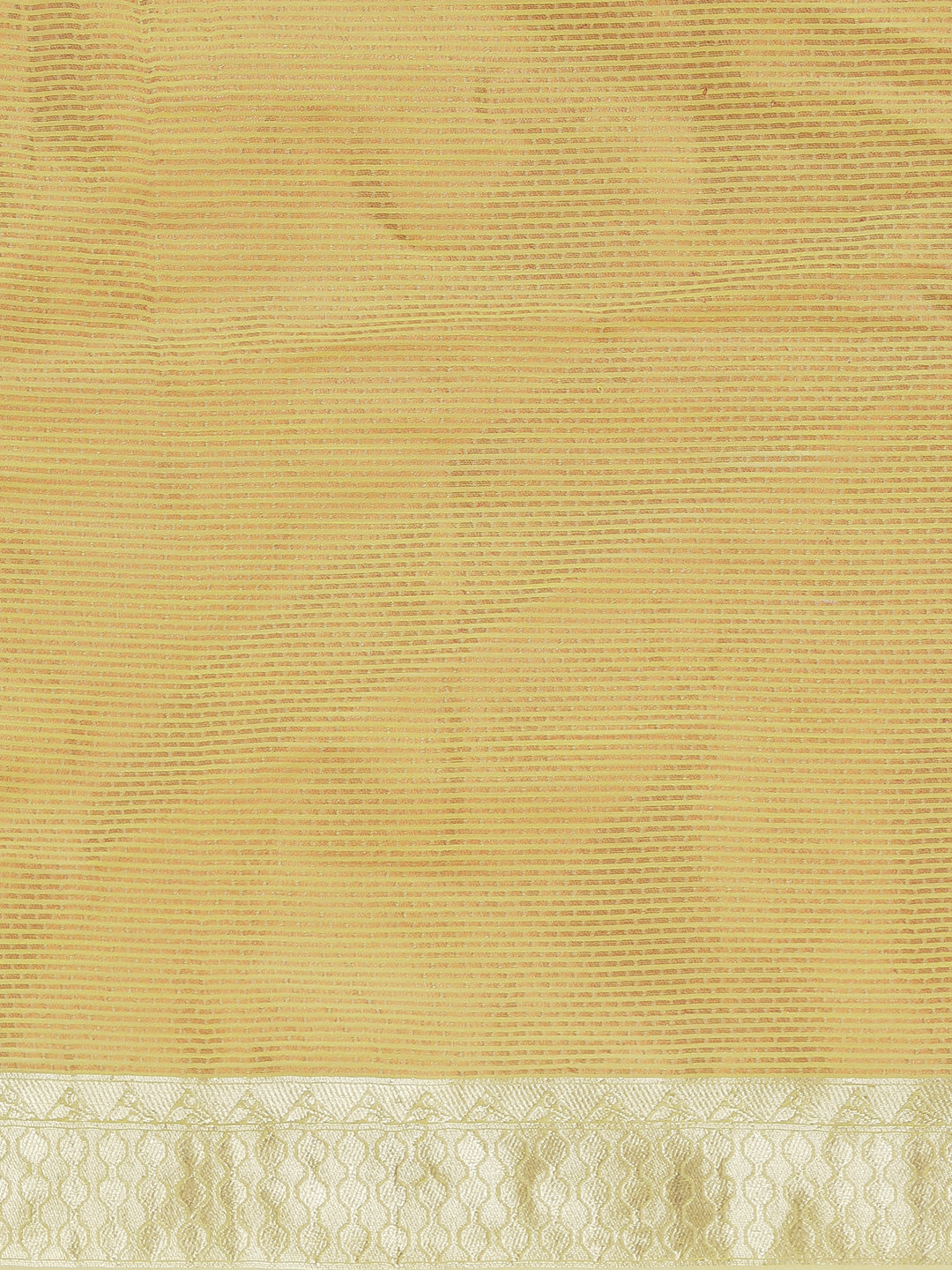 Women Semi Linen Weaving Saree Yellow SL148