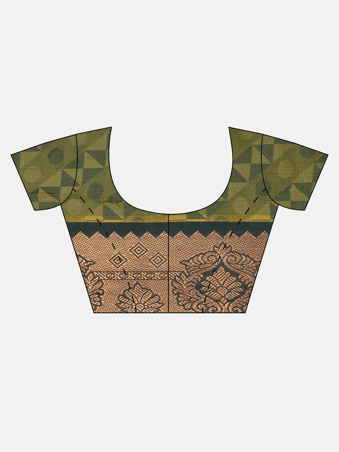 Women Orange Art Silk Saree ASS120