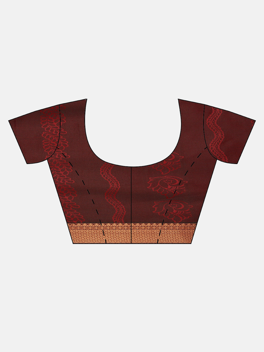 Women Red Art Silk Saree ASS114