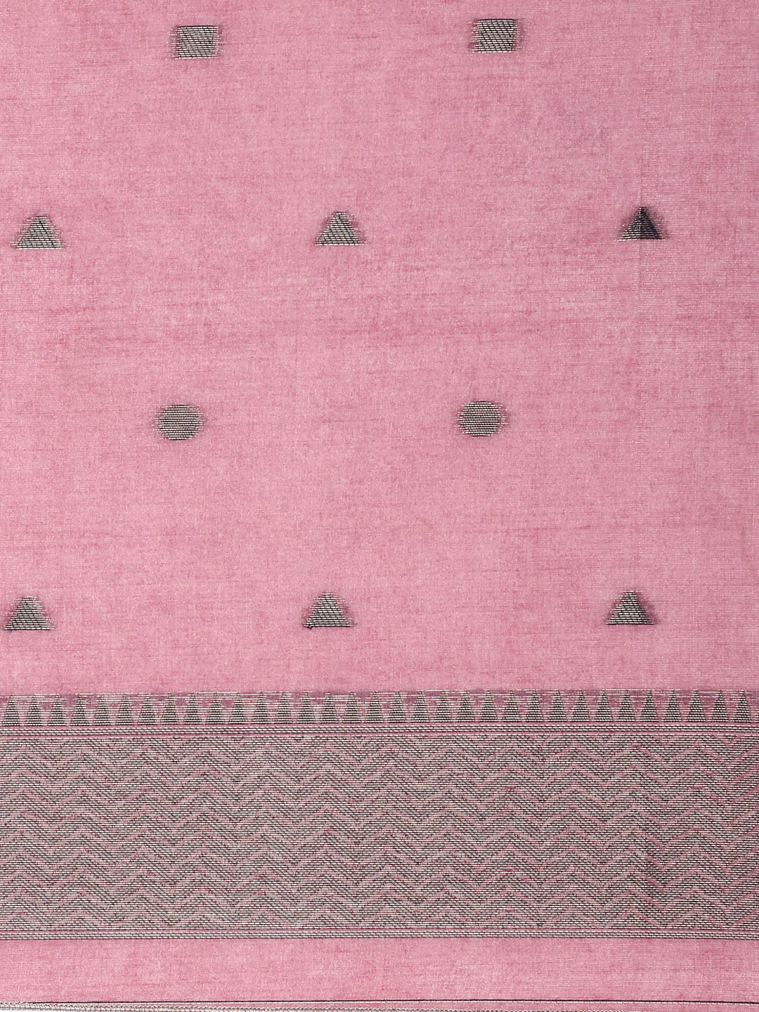 Womens Semi Tussar Weaving Saree Pink ST150