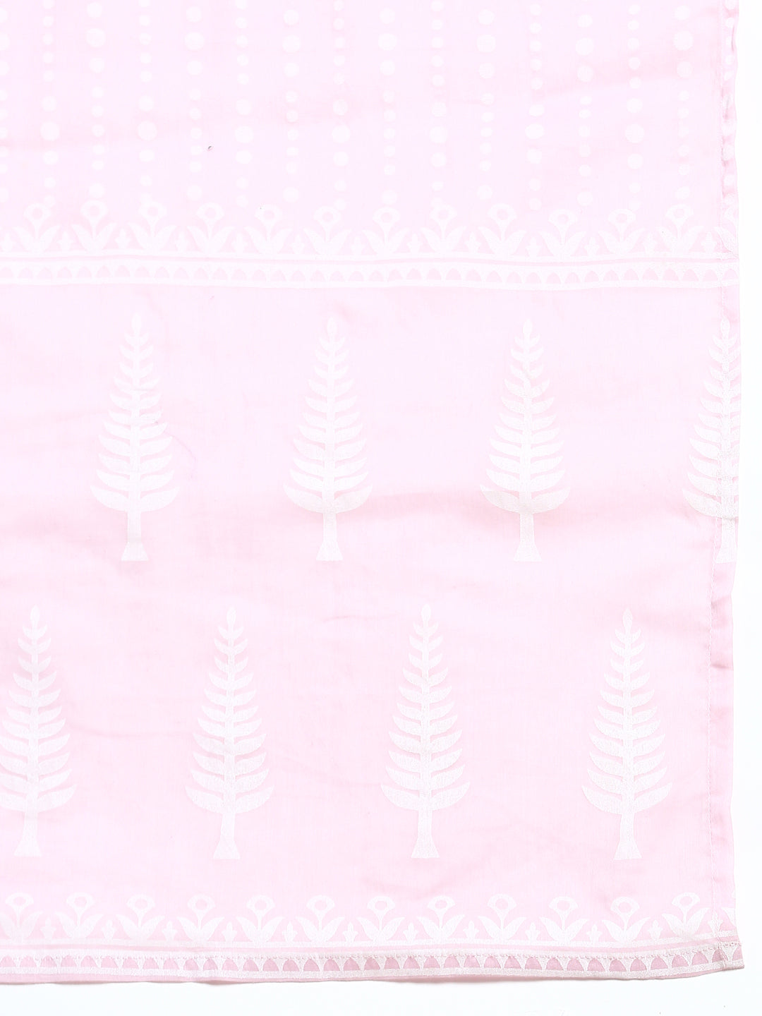 Women Embroidered & Printed Pink Kurti Set EKS02-Close view