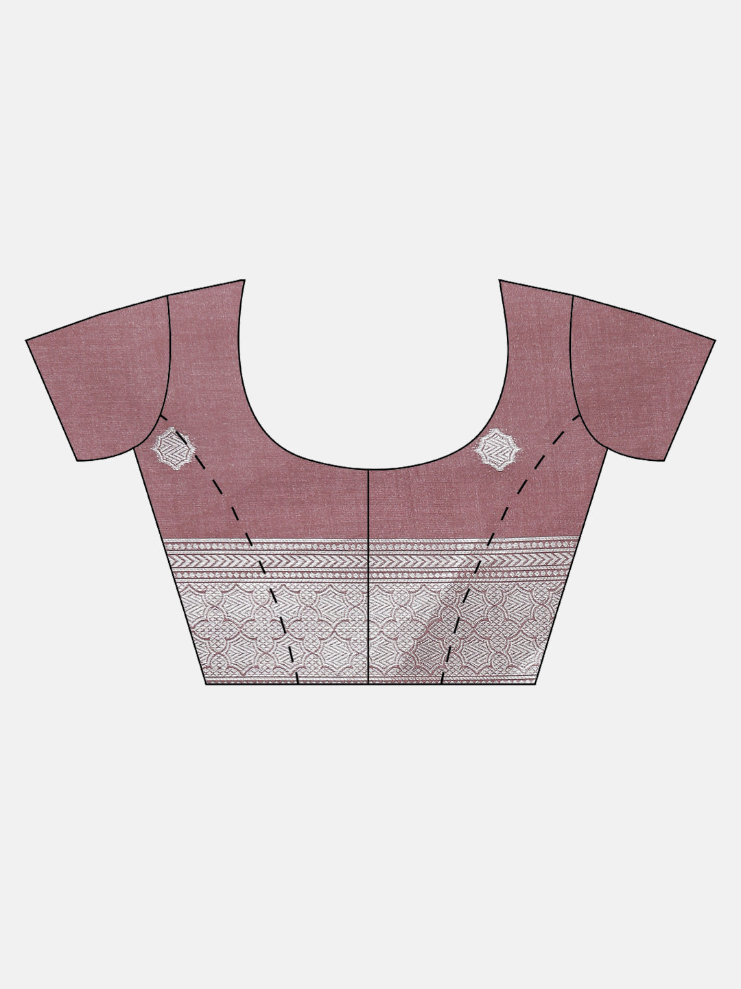 Women Semi Tussar Weaving Navy Saree ST317