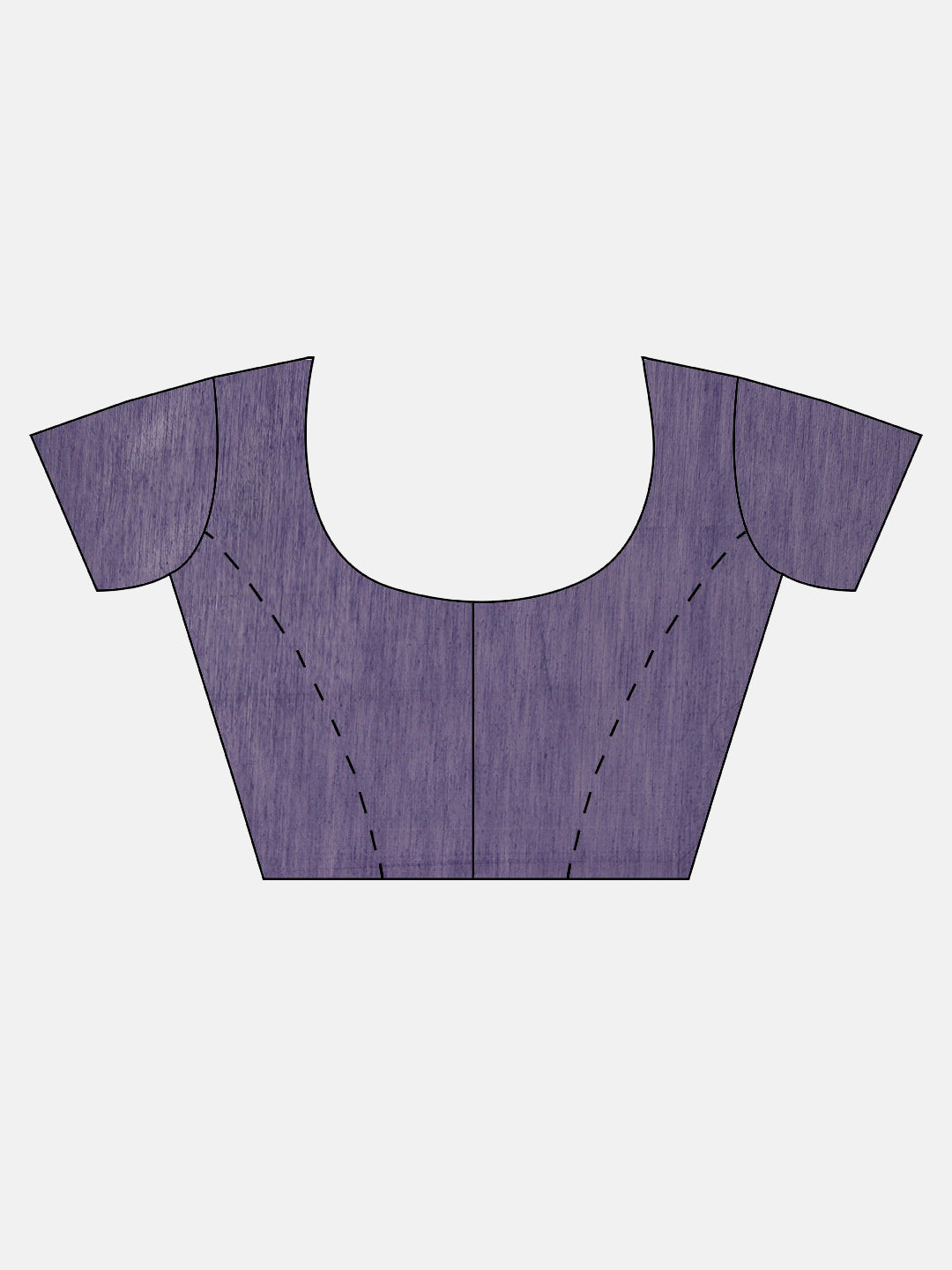 Women Lavender Kora Cotton Saree SK101