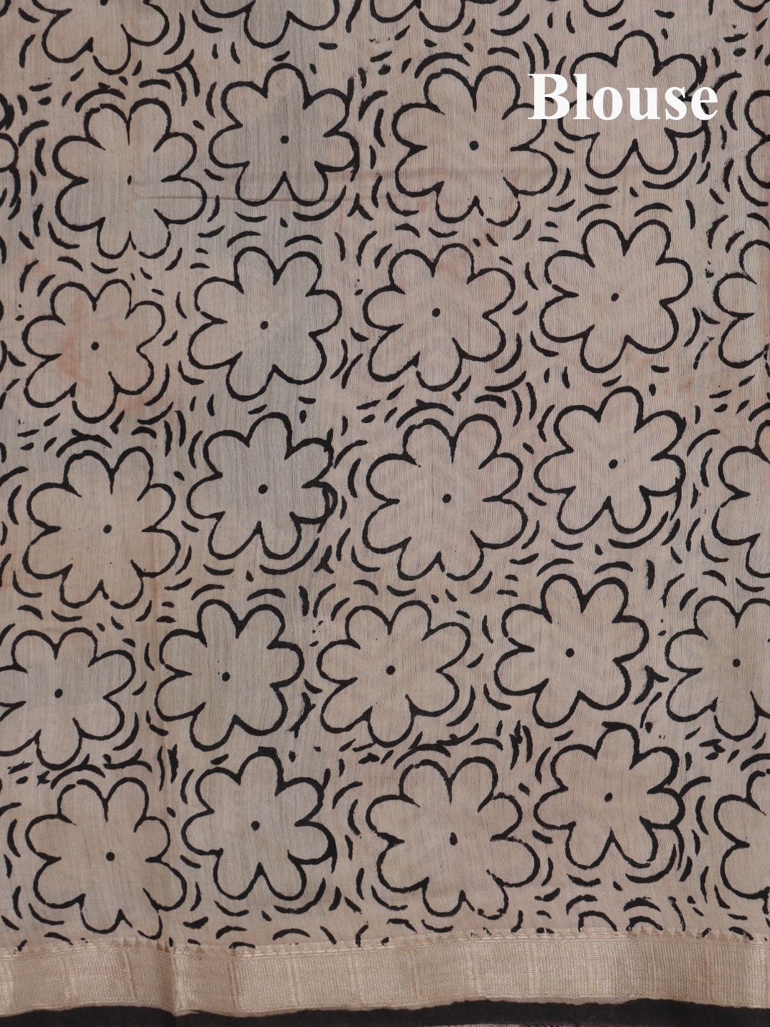 Women Maroon Semi Chanderi Cotton Printed Saree SC77