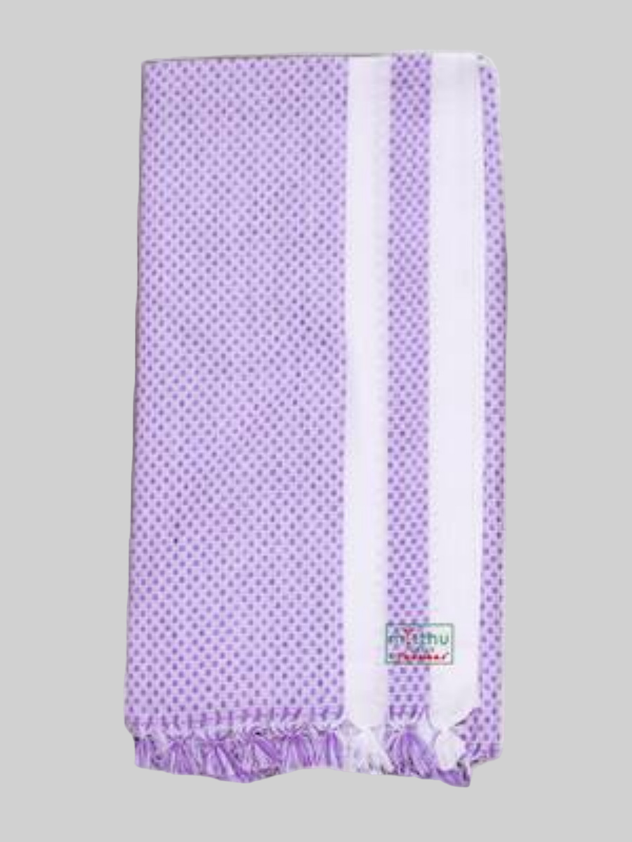 Honey Dew 102 Cotton Colour Towel-Purple