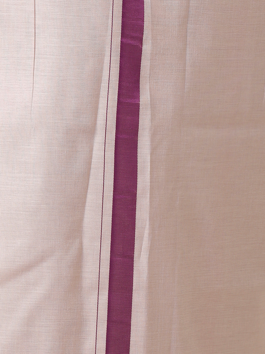 Mens Color Dhoti with Fancy Jari Border Extreme Purple