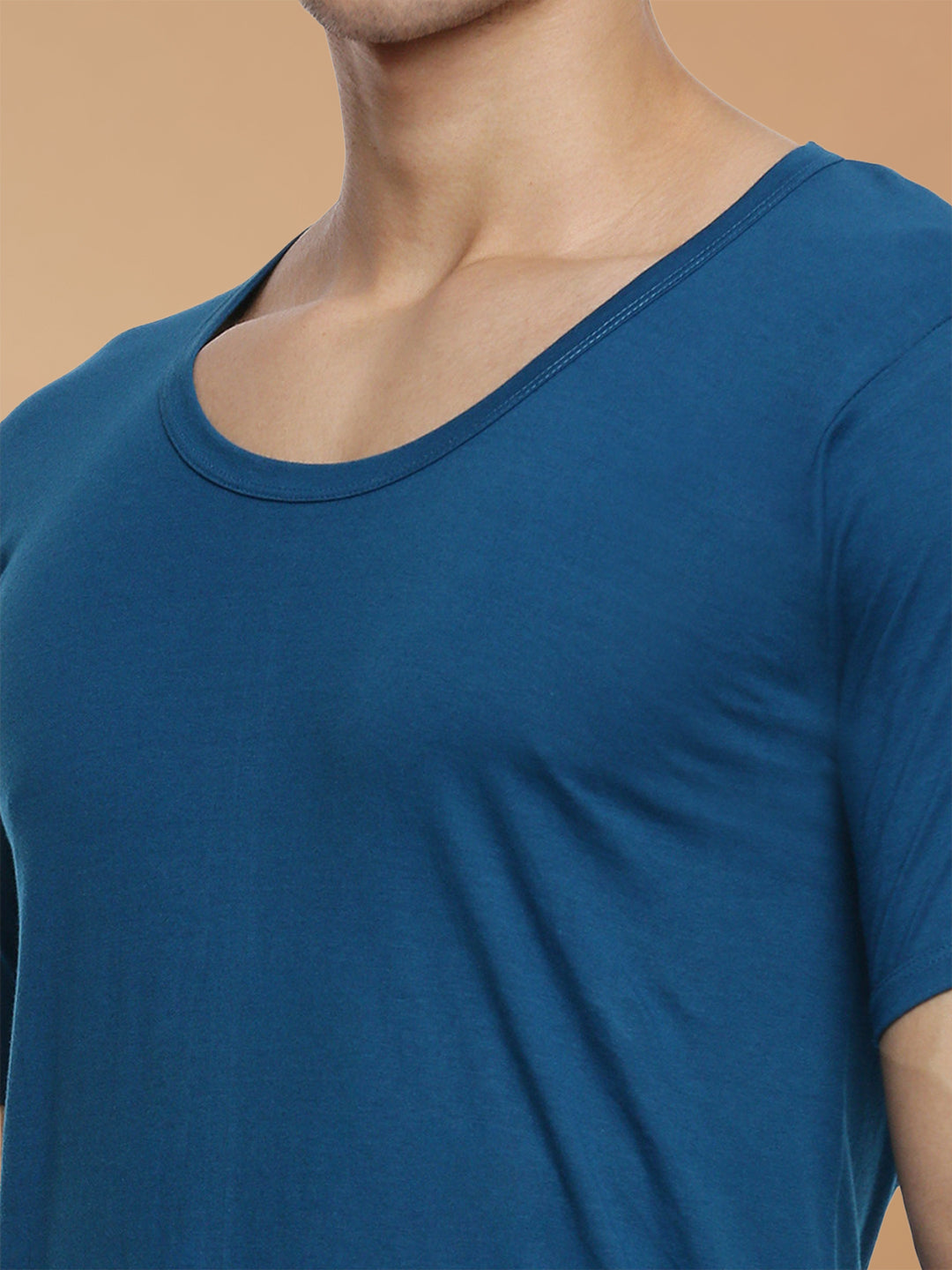 100% Combed Cotton Assorted Colour Sleeves Vest RNS Sukra (Pack of 2)