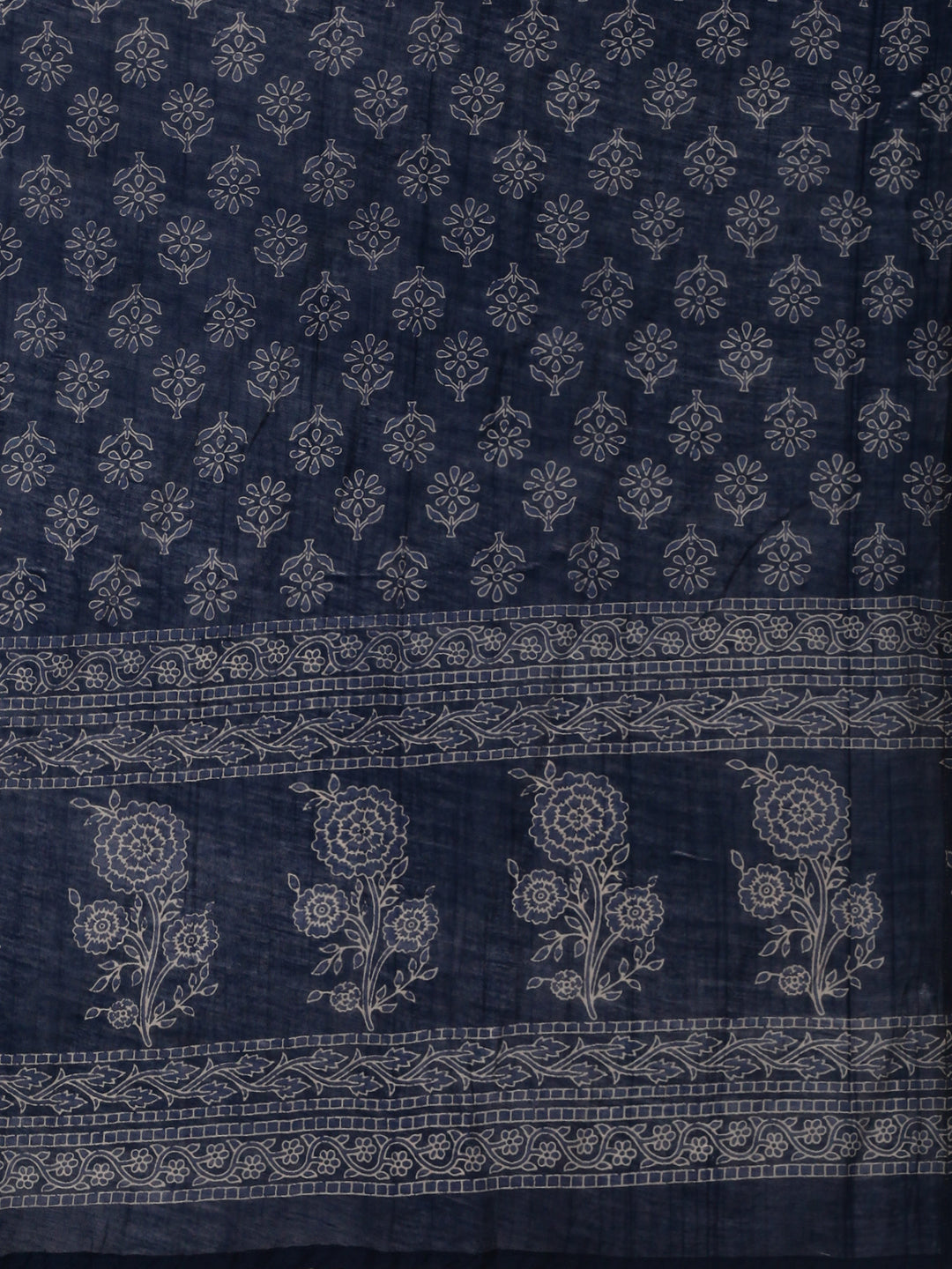 Women Cream MM Silk Printed Kurti Set EKS126