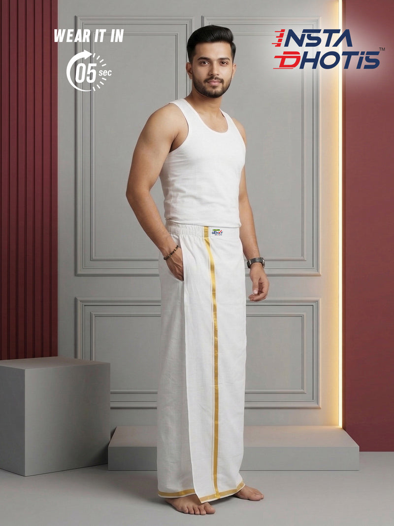 Home All products Ramraj Genxt Insta Dhoti for Men | Re...
