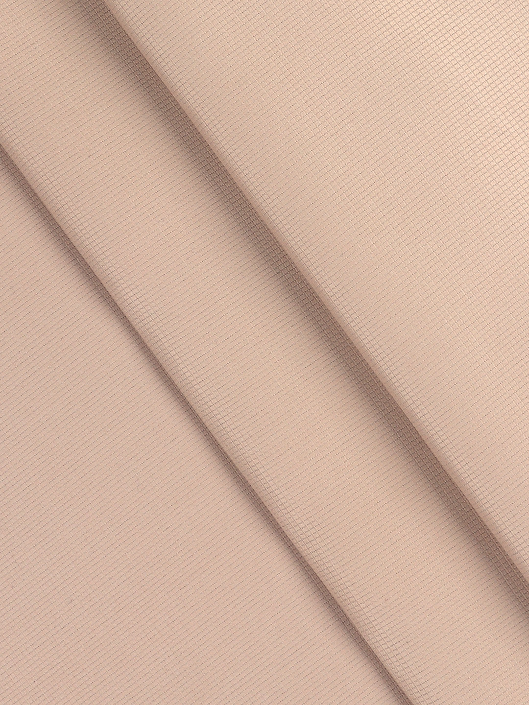 Men's Cotton Blend Self Design Fabric Peach Elight Gold