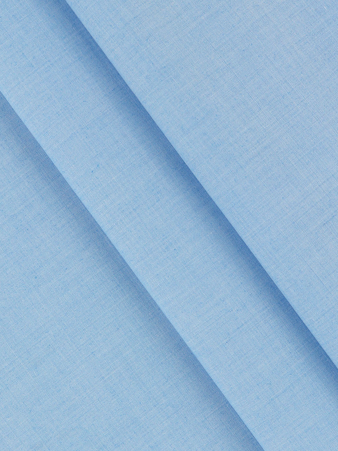 Cotton Rich Blue Plain Shirt Fabric Galaxy Art