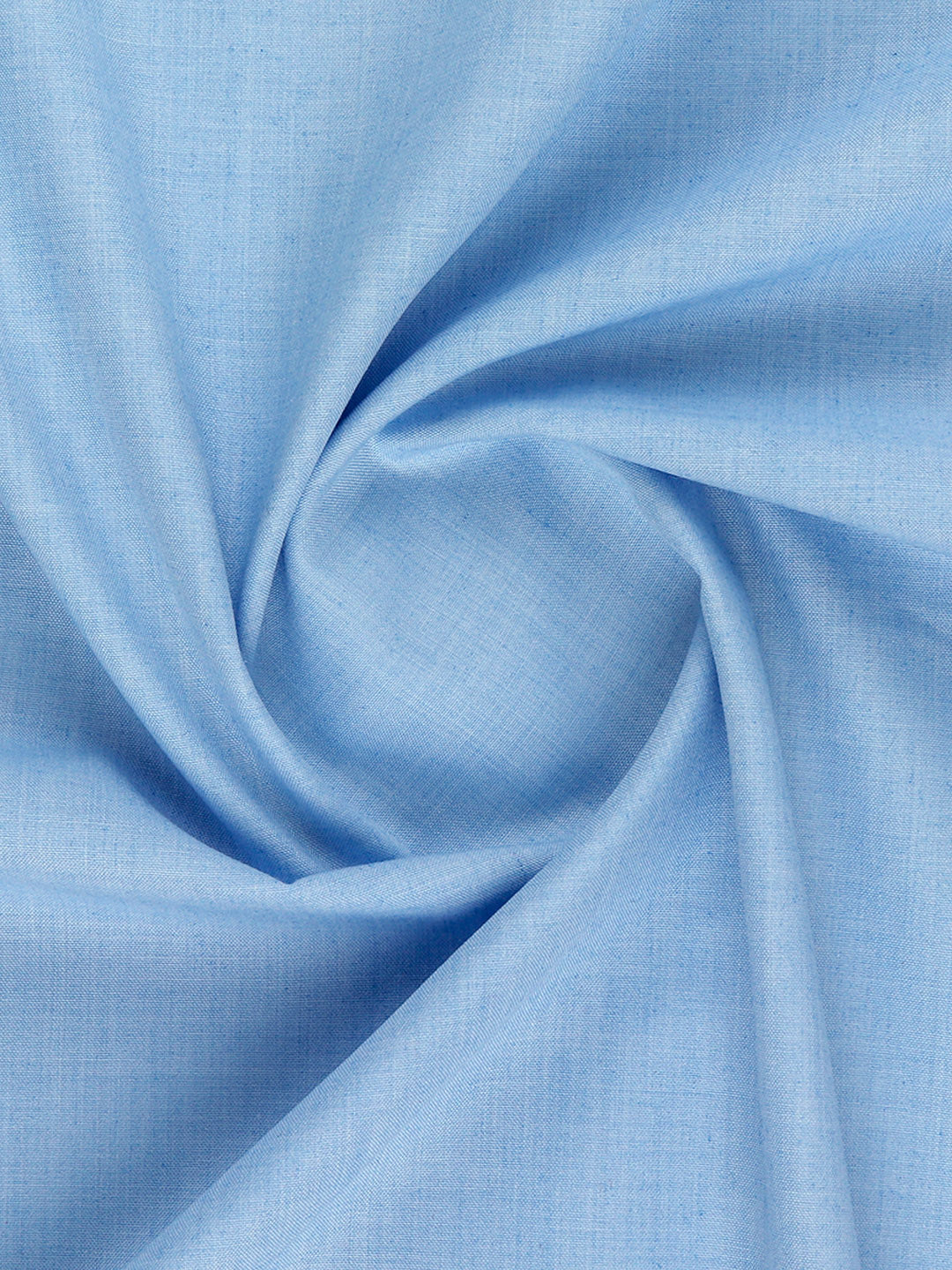 Cotton Rich Blue Plain Shirt Fabric Galaxy Art
