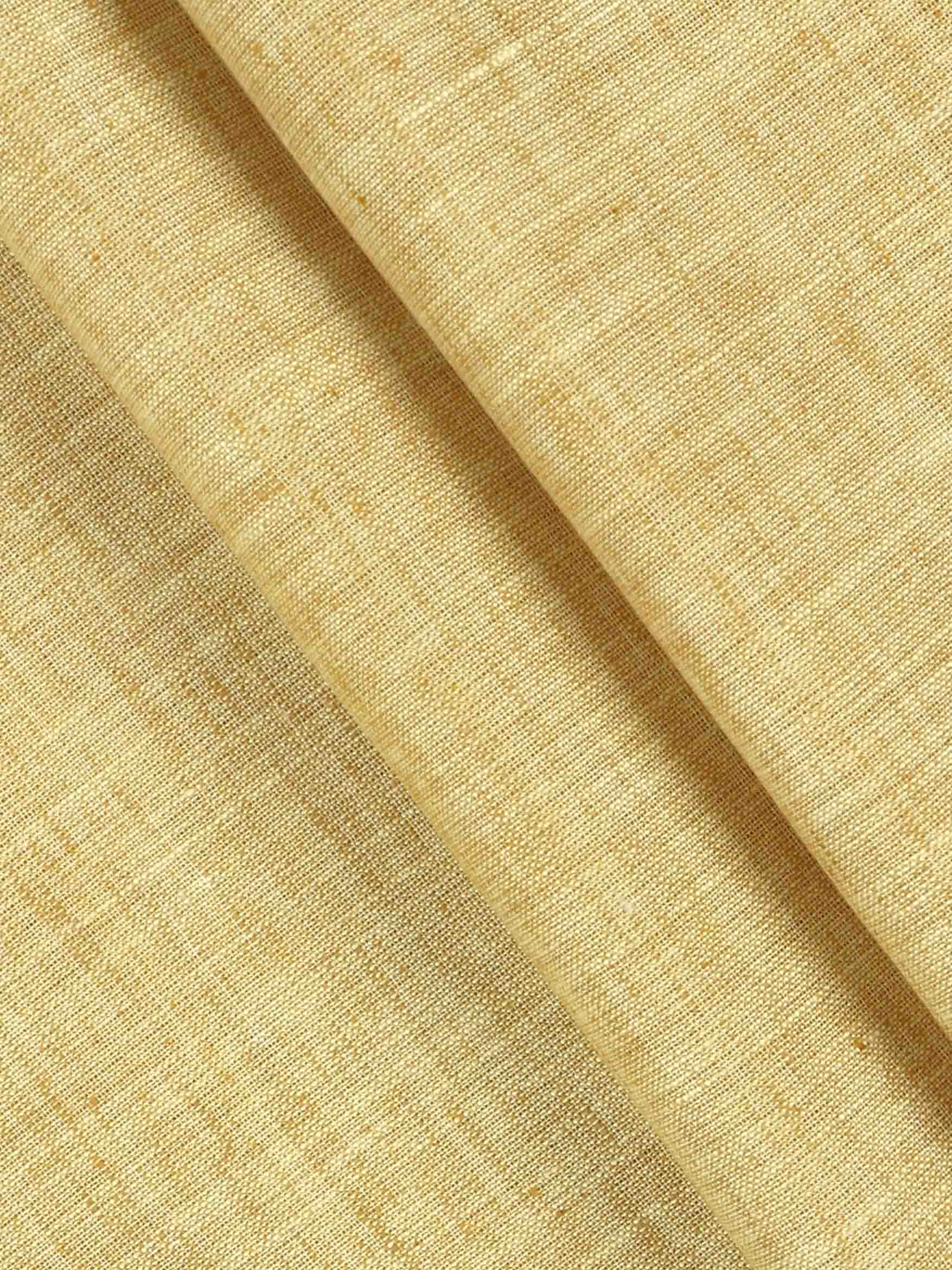 Cotton Blend Sandal Colour Kurtha Fabric Lampus - CAPC1160-14