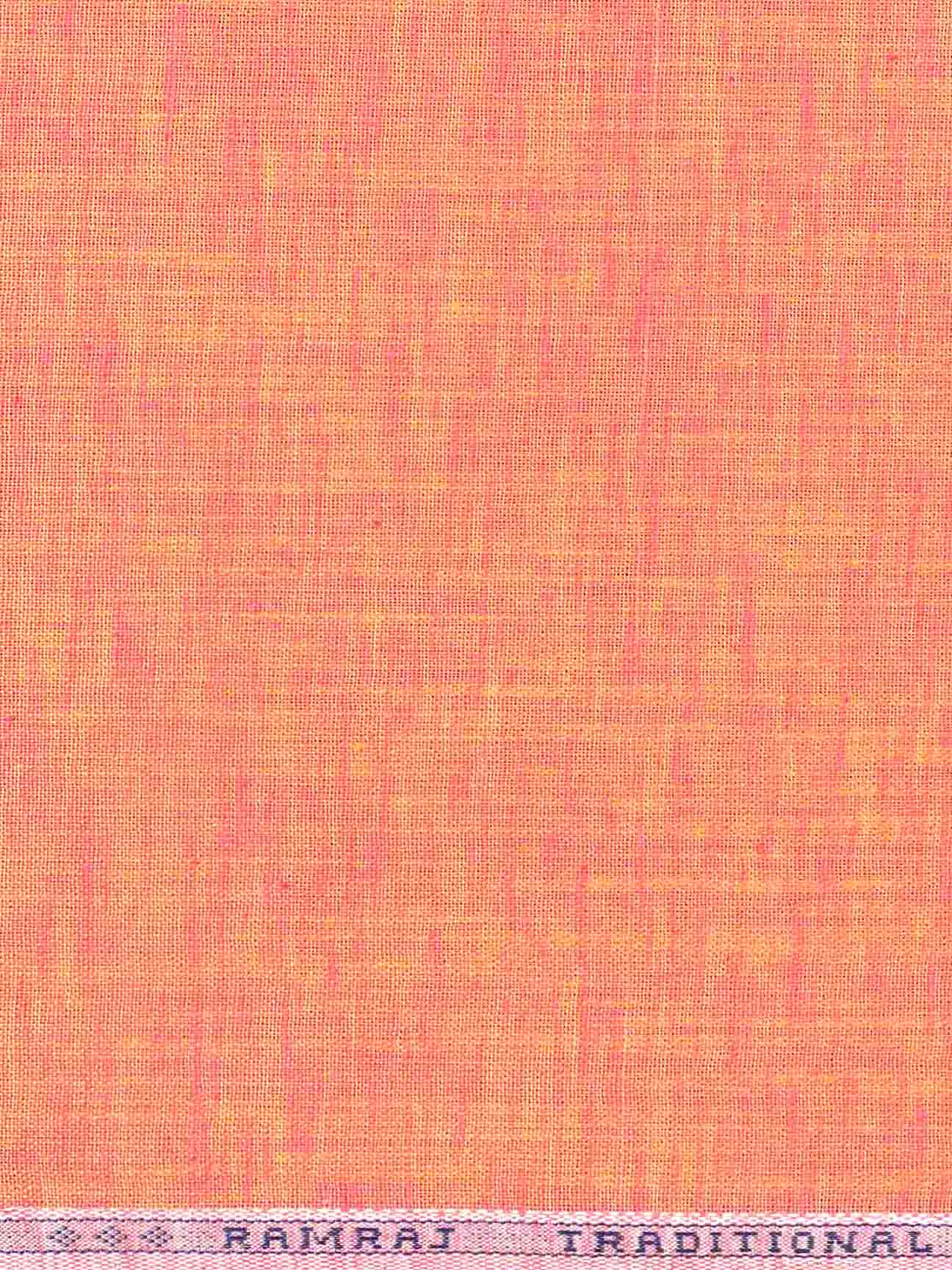Cotton Blend Orange Colour Kurtha Fabric Lampus - CAPC1160-15