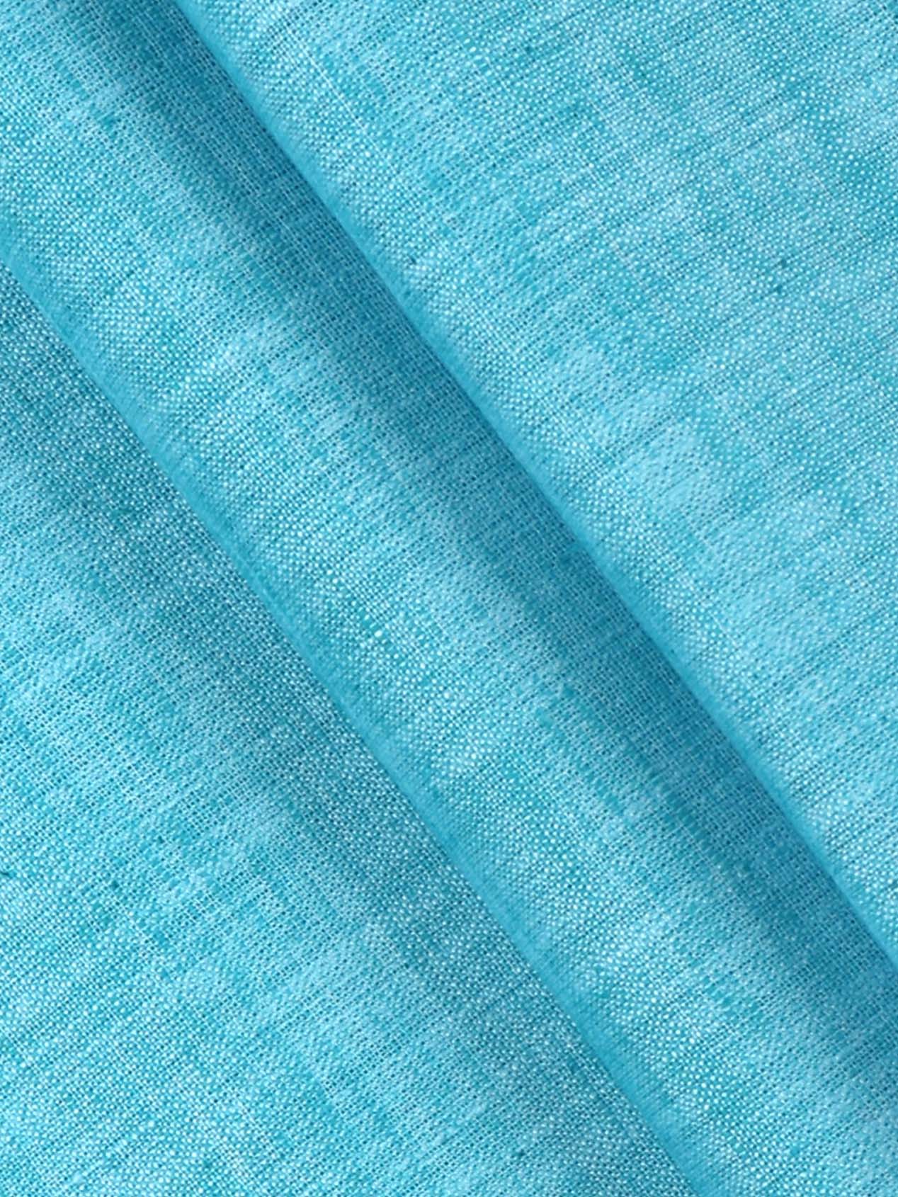 Cotton Blend Sky Blue Colour Kurtha Fabric Lampus - APC1106-30