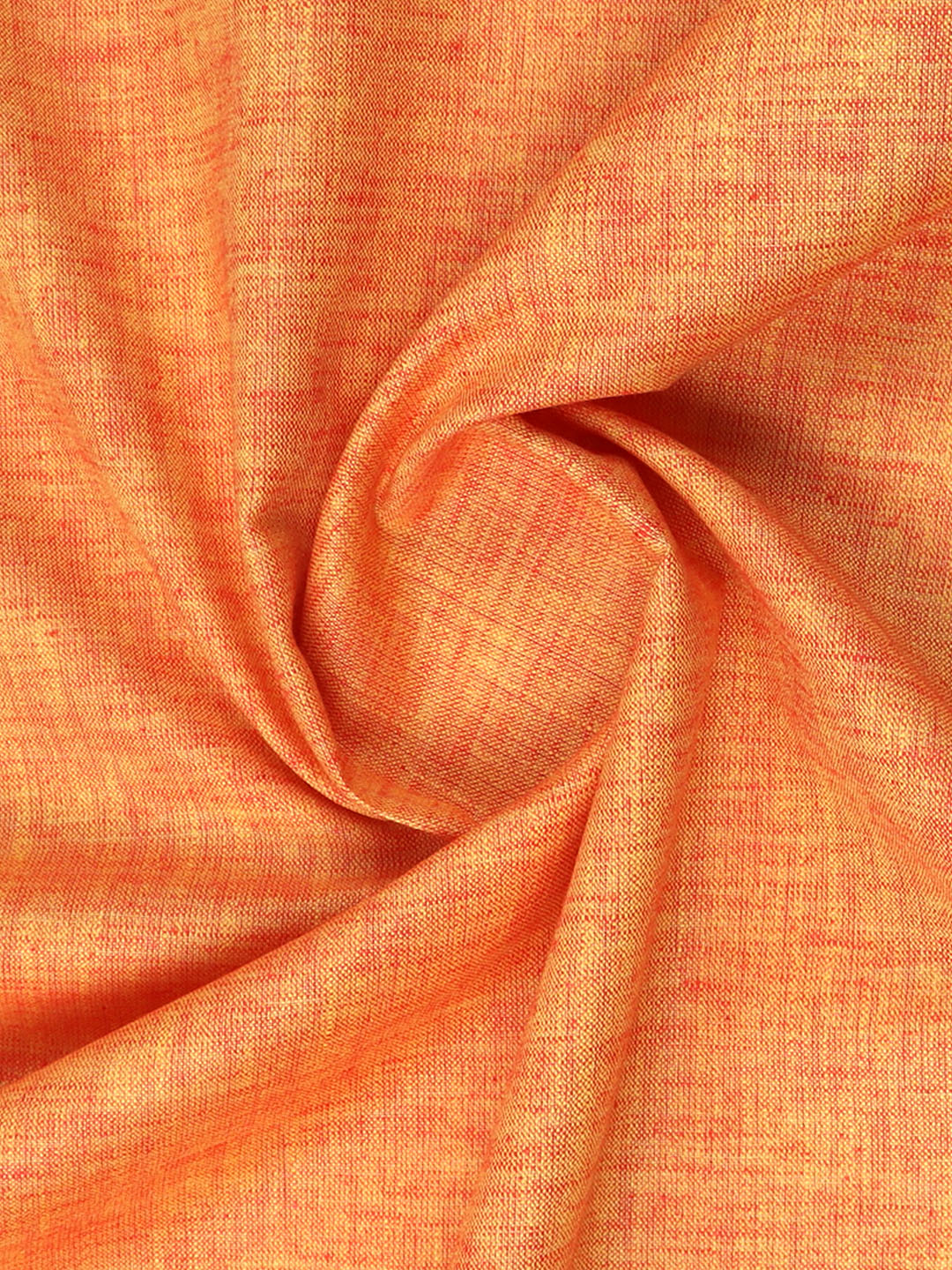 Cotton Blend Bronze Orange Colour Kurtha Fabric Lampus - APC1106-63