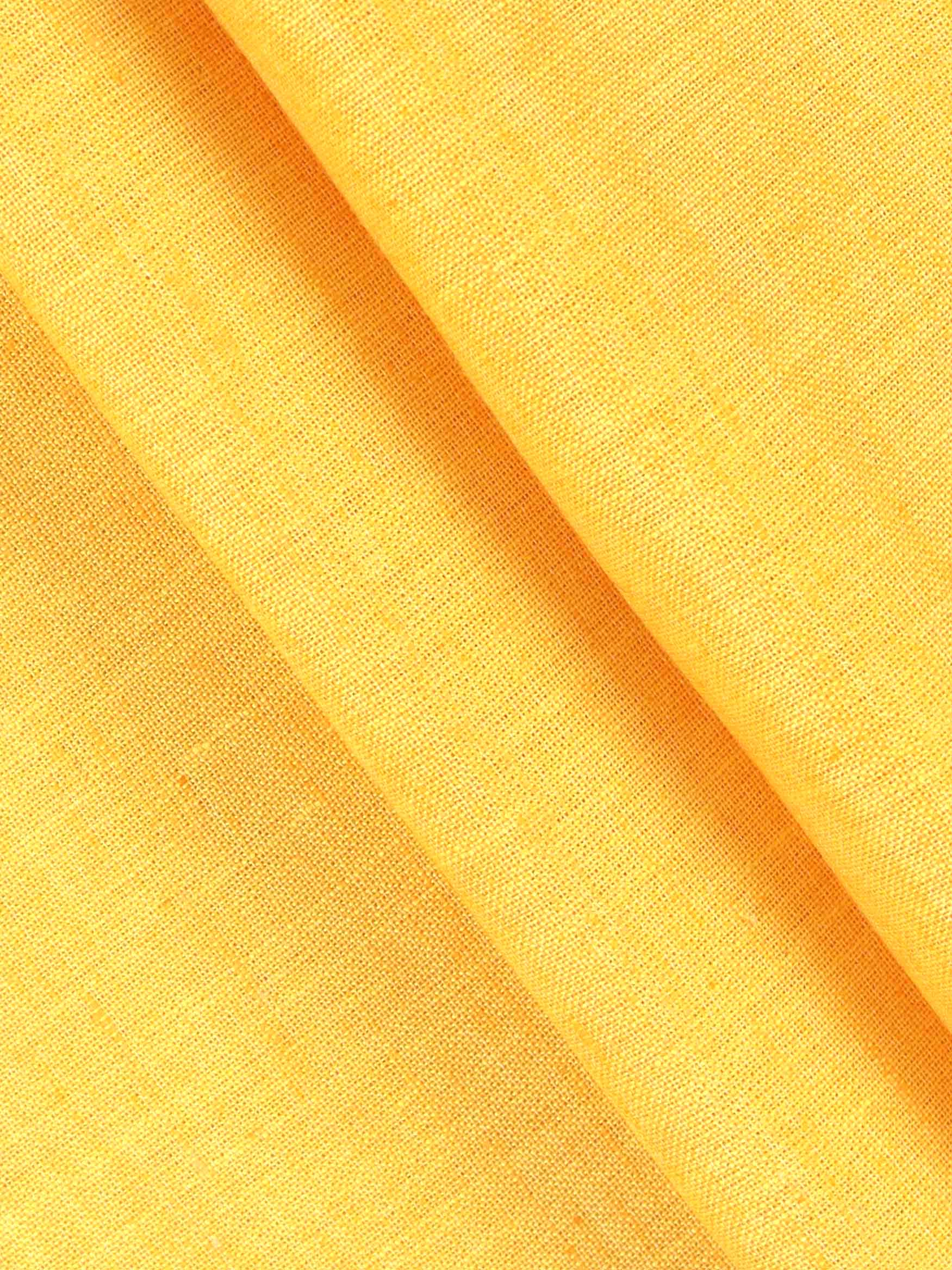 Cotton Blend Yellow Colour Kurtha Fabric Lampus - CAPC1160-8