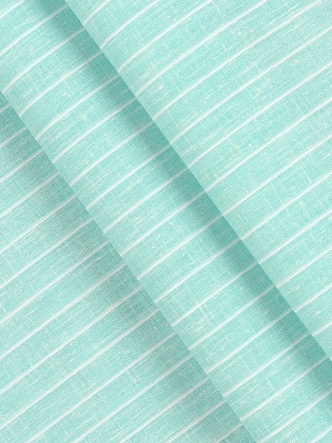 Men Cotton Rich Striped Shirt Fabric Ramar Blue High Style