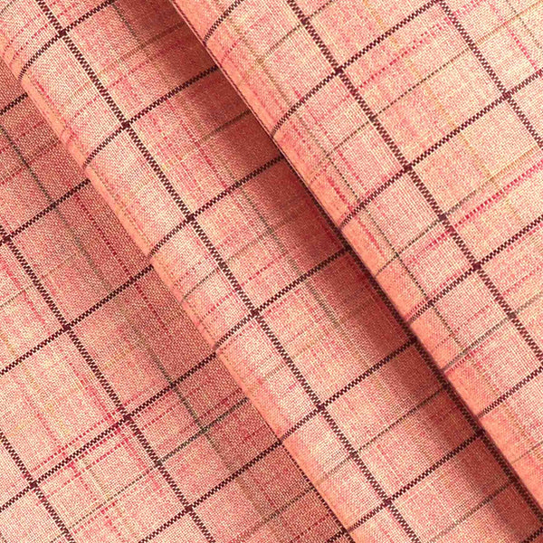 Pink Micro Stripes Men's Cotton Corporate Uniform Unstitched Shirt Fab–  Uniform Sarees