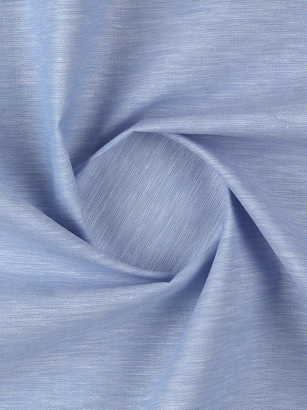 Men Cotton Rich Plain Shirt Fabric Blue High Style