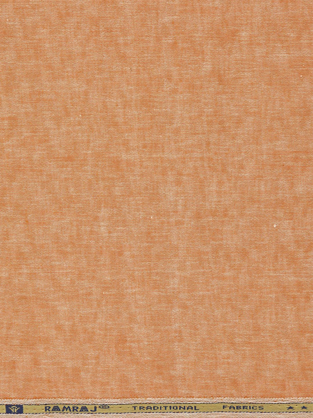 Men Cotton Rich Plain Shirt Fabric Dark Orange High Style