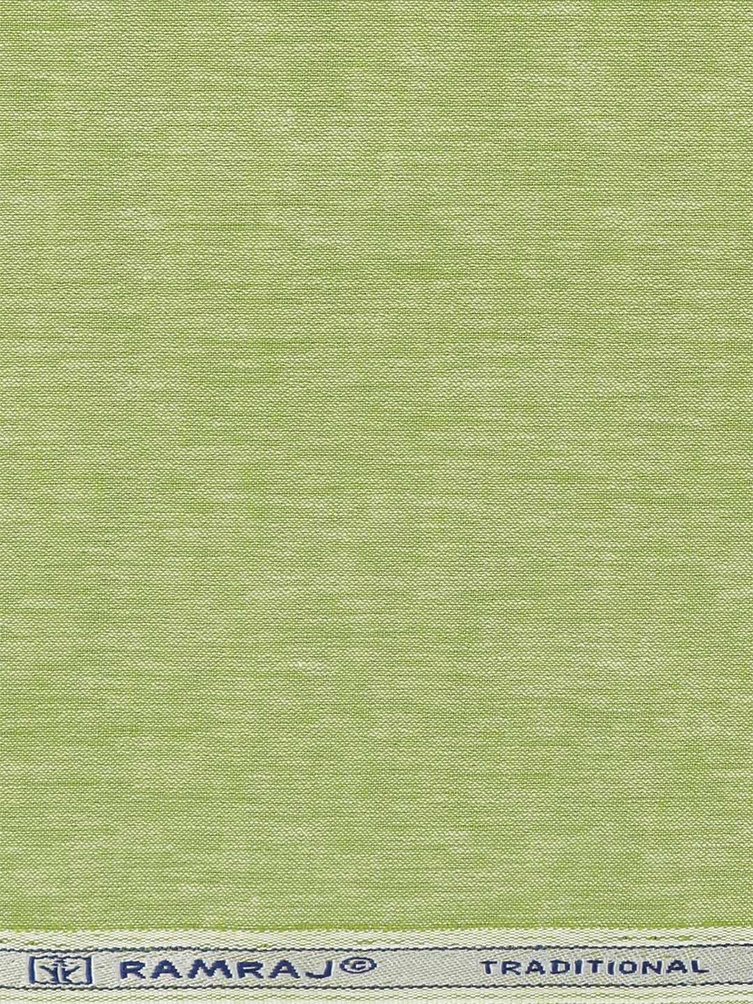 Cotton Rich Green Plain Shirt Fabric High Style