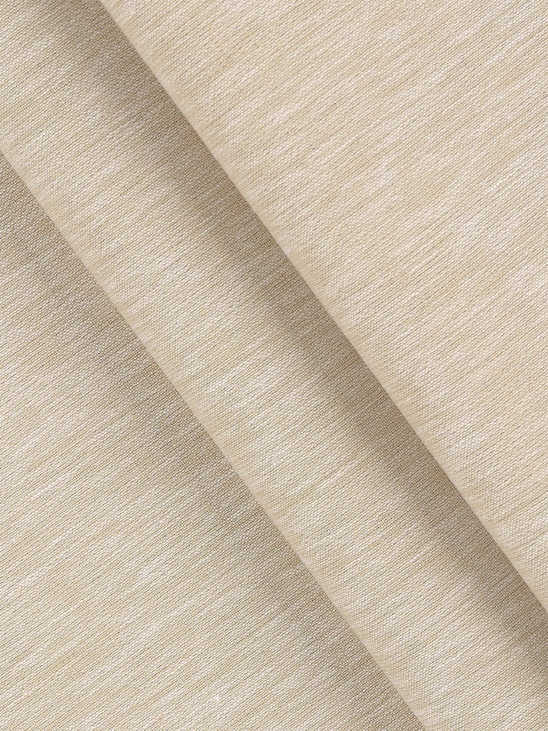 Cotton Rich Light Brown Plain Shirt Fabric - High Style
