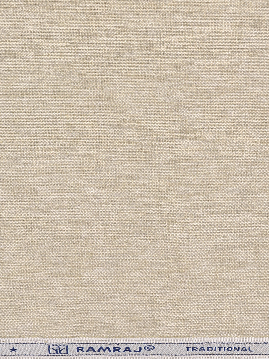 Cotton Rich Light Brown Plain Shirt Fabric - High Style