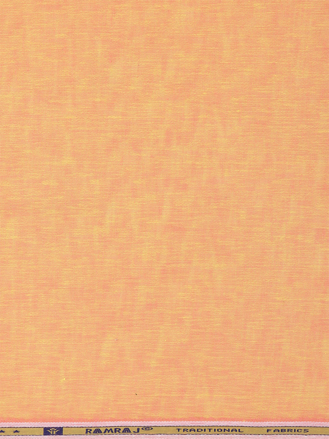 Men Cotton Rich Plain Shirt Fabric Orange High Style