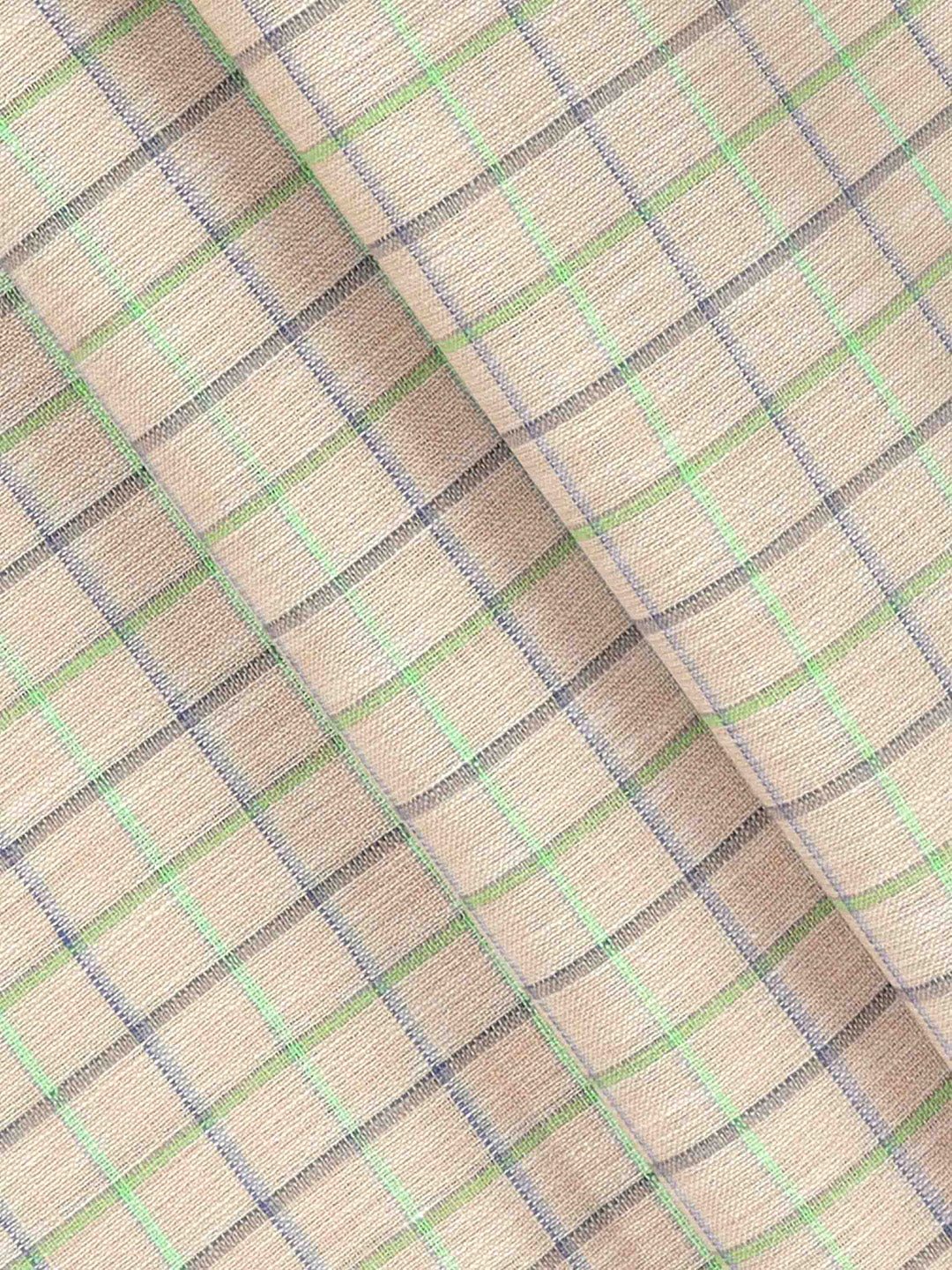 Cotton Sandal Checked Colour Shirt Fabric Infinity-Pattern view